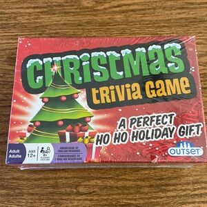 NWOT Christmas Trivia Game 12+ Years Older A Perfect Ho Ho Holiday Gift